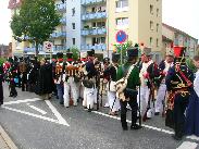 Marching column at rest