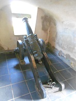 A canon in the fortress