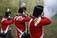 We use flintlock (shown here) and percussion